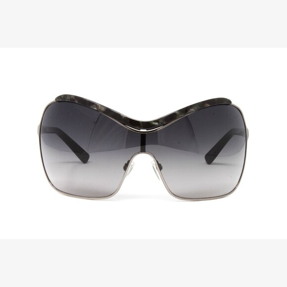 Just Cavalli Women\'s Sunglasses Shield Frame JC504S 05B Gunmetal/Black NWT